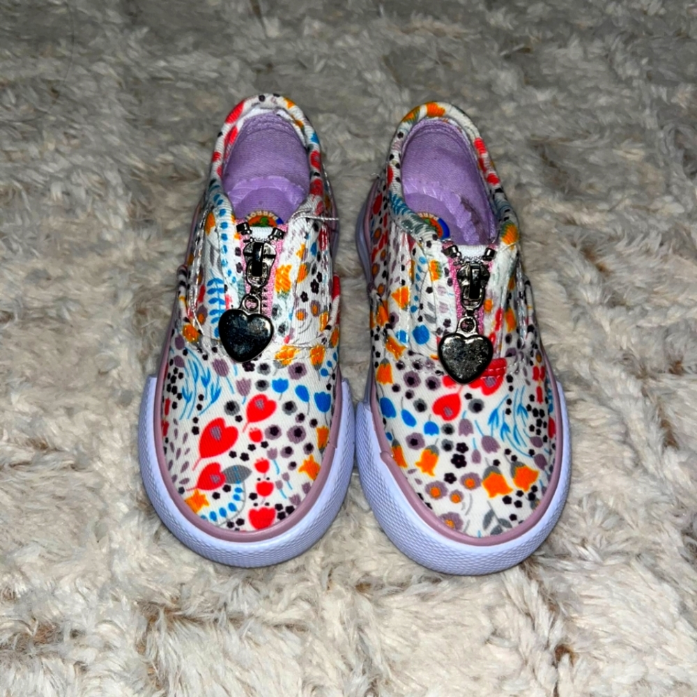 Toddler Floral Vans